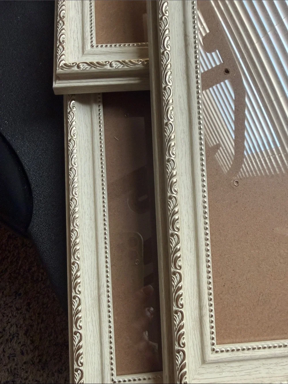 Ornate Cream Photo Frame Set - Classic Decorative Frames
